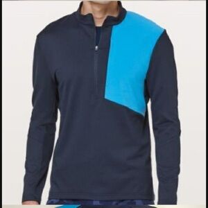 Lululemon Men's Division 1/2 Zip Pullover Two tone Size Large